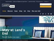 Tablet Screenshot of landsend-landmark.co.uk